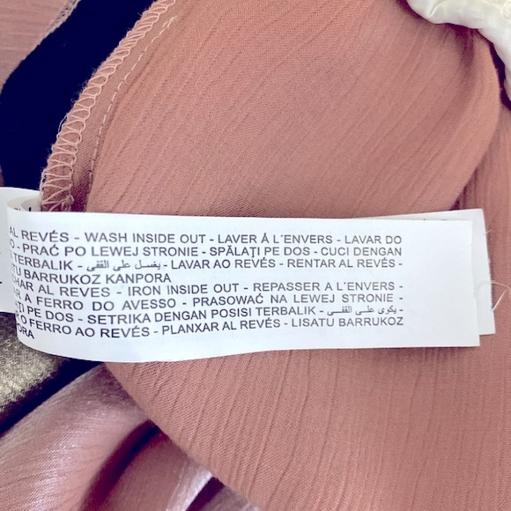 Zara Pink Metallic Satin Effect Joggers.  Size XS - Picture 14 of 16